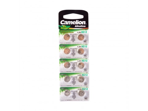 Батарейка CAMELION Alkaline AG12-BP10(0%Hg) 10 шт. в блистере