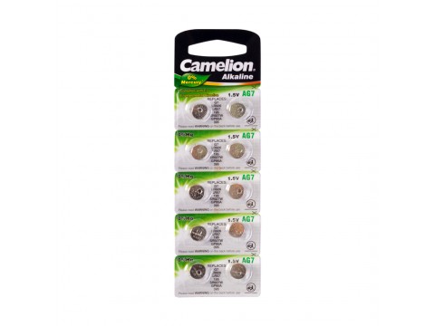 Батарейка CAMELION Alkaline AG7-BP10(0%Hg) 10 шт. в блистере
