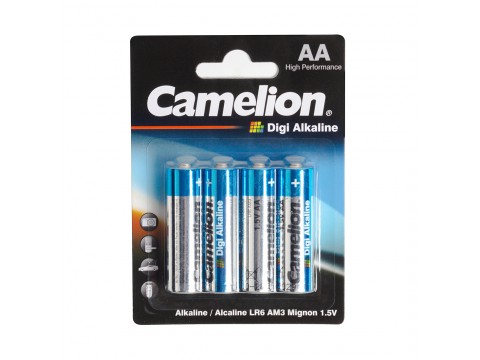 Батарейка CAMELION Digi Alkaline LR6-BP4DG 4 шт. в блистере