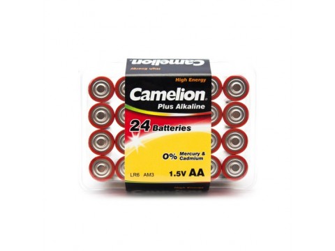 Батарейка CAMELION Plus Alkaline LR6-PB24 24 шт. в упак.