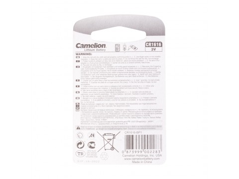 Батарейка CAMELION Lithium CR1616-BP1