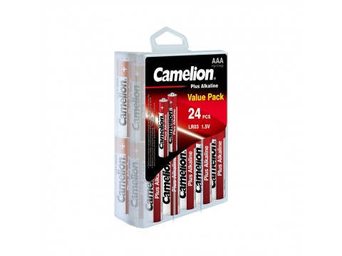Батарейка CAMELION Plus Alkaline LR03-PBH24 24 шт. в упак.