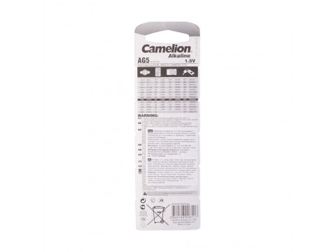Батарейка CAMELION Alkaline AG5-BP10(0%Hg) 10 шт. в блистере