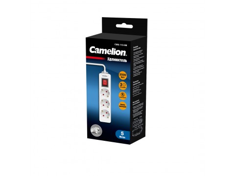 Удлинитель Camelion CMS-113-5M 5м. 220в.
