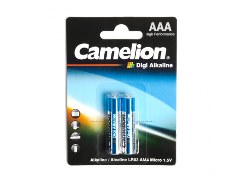 Батарейка CAMELION Digi Alkaline LR03-BP2DG 2 шт. в блистере