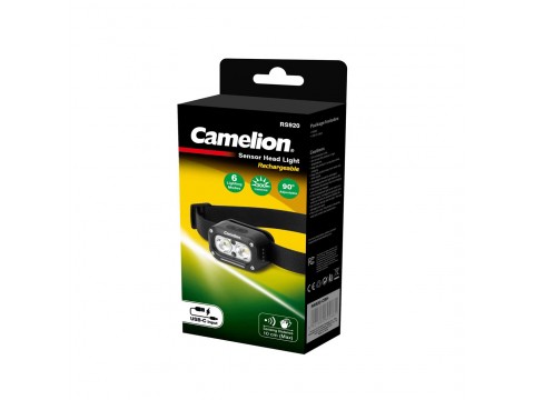 Перезаряжаемый налобный фонарь Camelion RS920-CBH