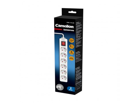 Удлинитель Camelion CMS-116-2M 2м. 220в.