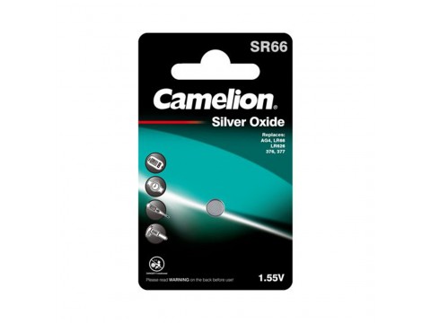 Батарейка CAMELION Silver Oxide SR66-BP1(0%Hg)