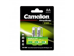 Аккумулятор CAMELION AlwaysReady Rechargeable Ni-MH NH-AA2300ARBP2 2 шт. в блистере