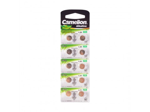 Батарейка CAMELION Alkaline AG9-BP10(0%Hg) 10 шт. в блистере