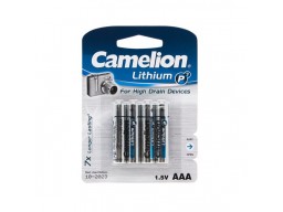 Батарейка CAMELION Lithium P7 FR03-BP4 4 шт. в блистере