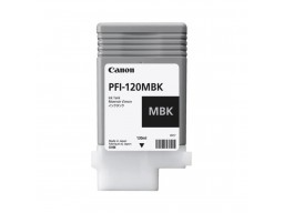 Чернила пигментные Canon Pigment Ink Tank PFI-120 MATTE BLACK (для TM-200, TM-205, TM-300, TM-305.)