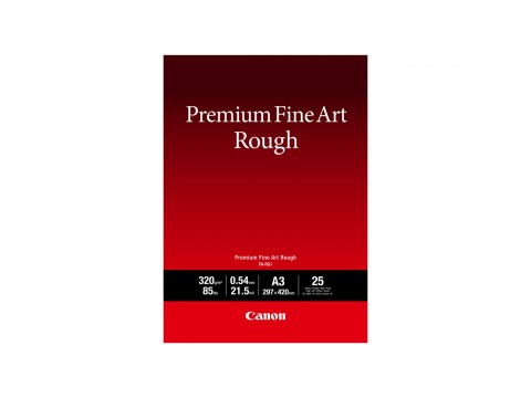 ГЛЯНЦЕВАЯ ФОТОБУМАГА CANON FINE ART ROUGH FA-RG1 A3, 25 ШТ. (100% ХЛОПОК, ГРУБАЯ ТЕКСТУРА (ROUGH), П
