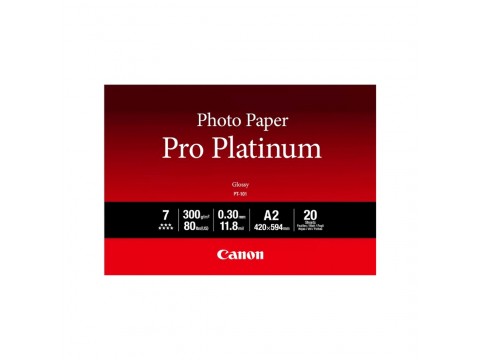 Глянцевая фотобумага Canon PT-101 Pro Platinum A2, 20 шт.