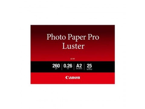 Глянцевая фотобумага Canon LU-101 Pro Luster A2 25 шт.
