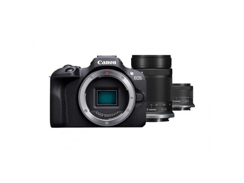 Цифровой фотоаппарат CANON EOS R100 + RF-S 18-45 mm IS STM + RF-S 55-210 mm IS STM