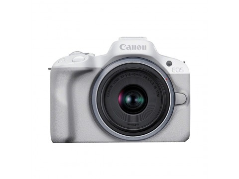 Цифровой фотоаппарат CANON EOS R50 + RF-S 18-45 mm IS STM White
