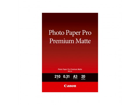 Матовая фотобумага Canon Pro Premium Matte PM-101 A3, 20 шт.