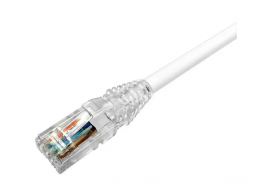 Patch-cord NETCONNECT Cat.6 U/UTP LSZH white 1.0 m