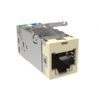Modular jack NETCONNECT AMP-TWIST SLX cat.6A Light Almond