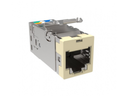 Modular jack NETCONNECT AMP-TWIST SLX cat.6A Light Almond