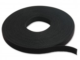 HOOK&LOOP CABLE TIE 5/8X5 BLACK