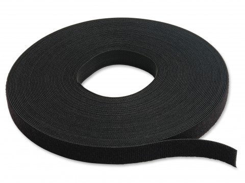 HOOK&LOOP CABLE TIE 5/8X5 BLACK