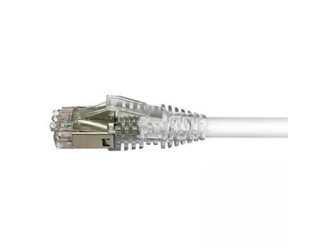 Patch-cord NETCONNECT® RJ45 Cat.6A S/FTP LZ SR Wh 2,0 m