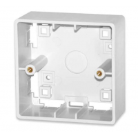 Back Box, 85 x 85, 45 mm deep, white