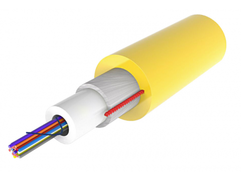 CA FO SM 12x9/125 OS2, ULSZH Indoor/Outdoor Loose Tube - Gel Cable Buffering 1036 m