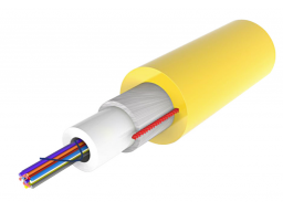 CA FO SM 12x9/125 OS2, ULSZH Indoor/Outdoor Loose Tube - Gel Cable Buffering 1336 m