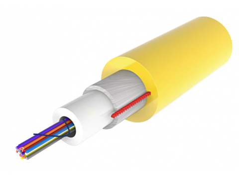 CA FO SM 12x9/125 OS2, ULSZH Indoor/Outdoor Loose Tube - Gel Cable Buffering 1336 m