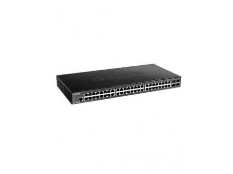 D-Link DGS-1250-52X/A1A WebSmart коммутатор 48 портами 10/100/1000Base-T и 4 портами 10GBase-X SFP+