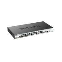 D-Link DGS-1210-28XS/ME 24 портами 100/1000Base-X SFP и 4 портами 10GBase-X SFP+