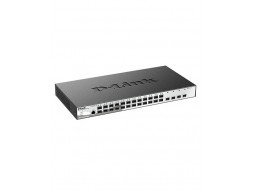 D-Link DGS-1210-28XS/ME 24 портами 100/1000Base-X SFP и 4 портами 10GBase-X SFP+