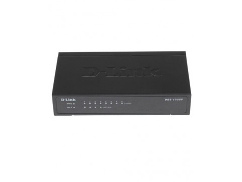 D-Link DES-1008P  8-порт  10/100M с 4 портами РоЕ