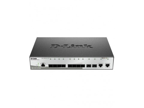 D-Link DGS-1210-12TS/ME Упра-ый комм-ор 2 уровня 10 портов 1000Base-X SFP и 2 порта 1000Мб