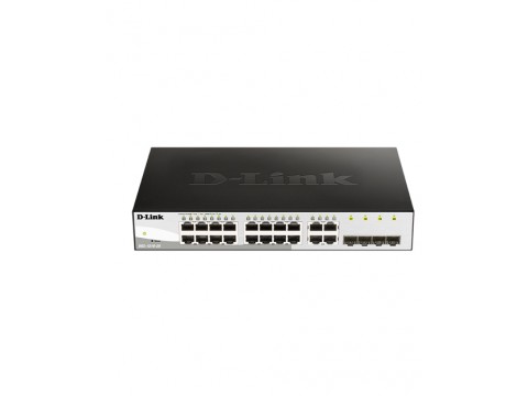 D-Link DGS-1210-20/F1A WebSmart коммутатор  16 портов 10/100/1000  + 4SFP