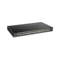 D-Link DGS-1250-52XMP/A1A Настраиваемый L2 коммутатор с 48 POE портами 1000Base-T и 4 10GBase-X SFP+