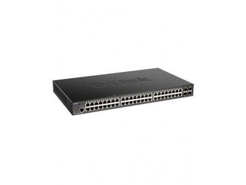 D-Link DGS-1250-52XMP/A1A Настраиваемый L2 коммутатор с 48 POE портами 1000Base-T и 4 10GBase-X SFP+