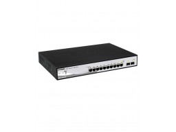 D-Link DGS-1210-10P/F1A Коммутатор 8 портами 10/100/1000 с поддержкой PoE + 2 порта SFP