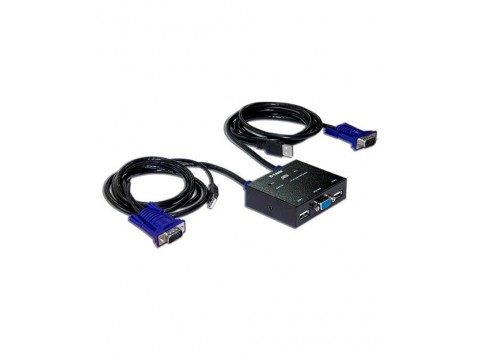 D-Link KVM-221/C1A 2-х портовый USB KVM переключатель