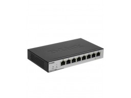 D-Link DGS-1100-08PD/B1B Настраиваемый коммутатор EasySmart с 8 портами 10/100/1000Base-T и поддерж