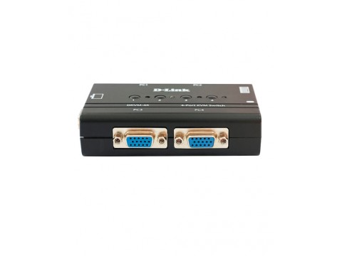 D-Link DKVM-4K/B3A 4-порт переключатель KVM с портами PS/2 и VGA