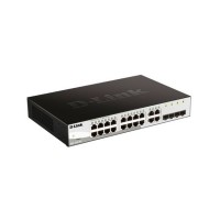 D-Link DGS-1210-20/F2A  Настраиваемый L2 коммутатор с 16 портами 10/100/1000Base-T и 4 комбо-портами