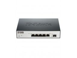 D-Link DGS-1100-06/ME/A1B Упр-ый  L2  5 портов 10/100/1000Base-T и 1 портом 100/1000Base-X SFP