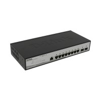 D-Link DGS-1210-10/ME/A1A Упра-ый комм-ор 2 уровня с 8 поров 10/100/1000 +  2 порта SFP