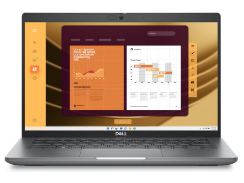 Ноутбук Dell Latitude 5350 / Intel® Core™ Ultra 5 125U / Windows 11 Pro / Integrated Intel® Graphics / 16 GB LPDDR5x Memory / 512 GB SSD / 13.3" FHD Display / Illuminated Keyboard / Intel® Wi-Fi 6E