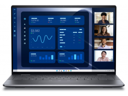 Ноутбук Dell Latitude 9450/Core Ultra 7 165U/32GB/512GB SSD/14.0" QHD+ Touch 500 nit/WiFi+BT/IR Cam/3Yr War