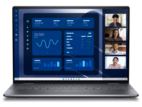 Dell Latitude 9450 / Core Ultra 7 165U / 32GB / 512GB SSD / 14.0" QHD+ Touch / WiFi+BT / IR Cam / W11Pro / vPro